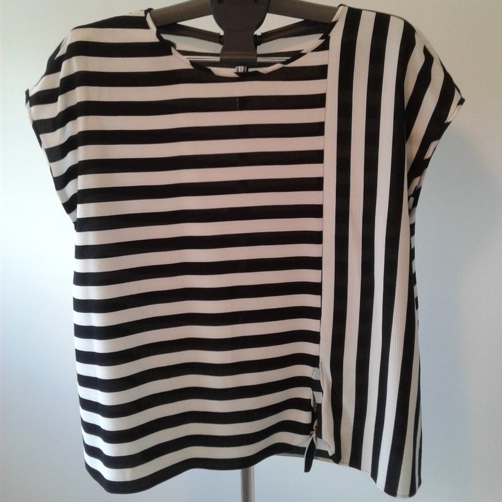 Jones New York Striped Sleeveless XL